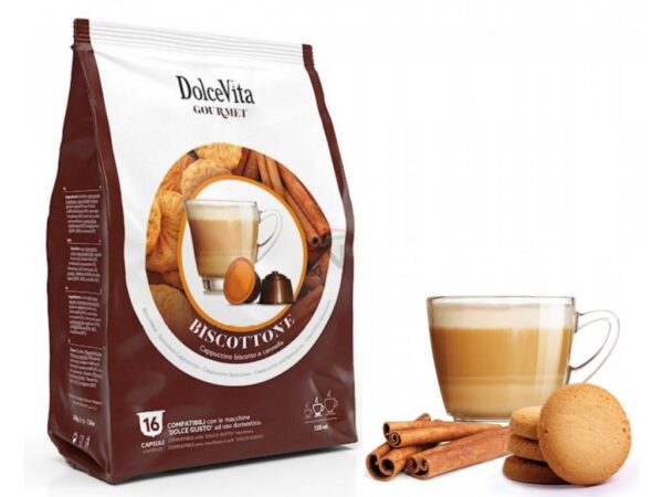 Dolce Vita "BISCOTTONE" do Dolce Gusto 16 ks